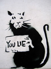 you lie - banksy